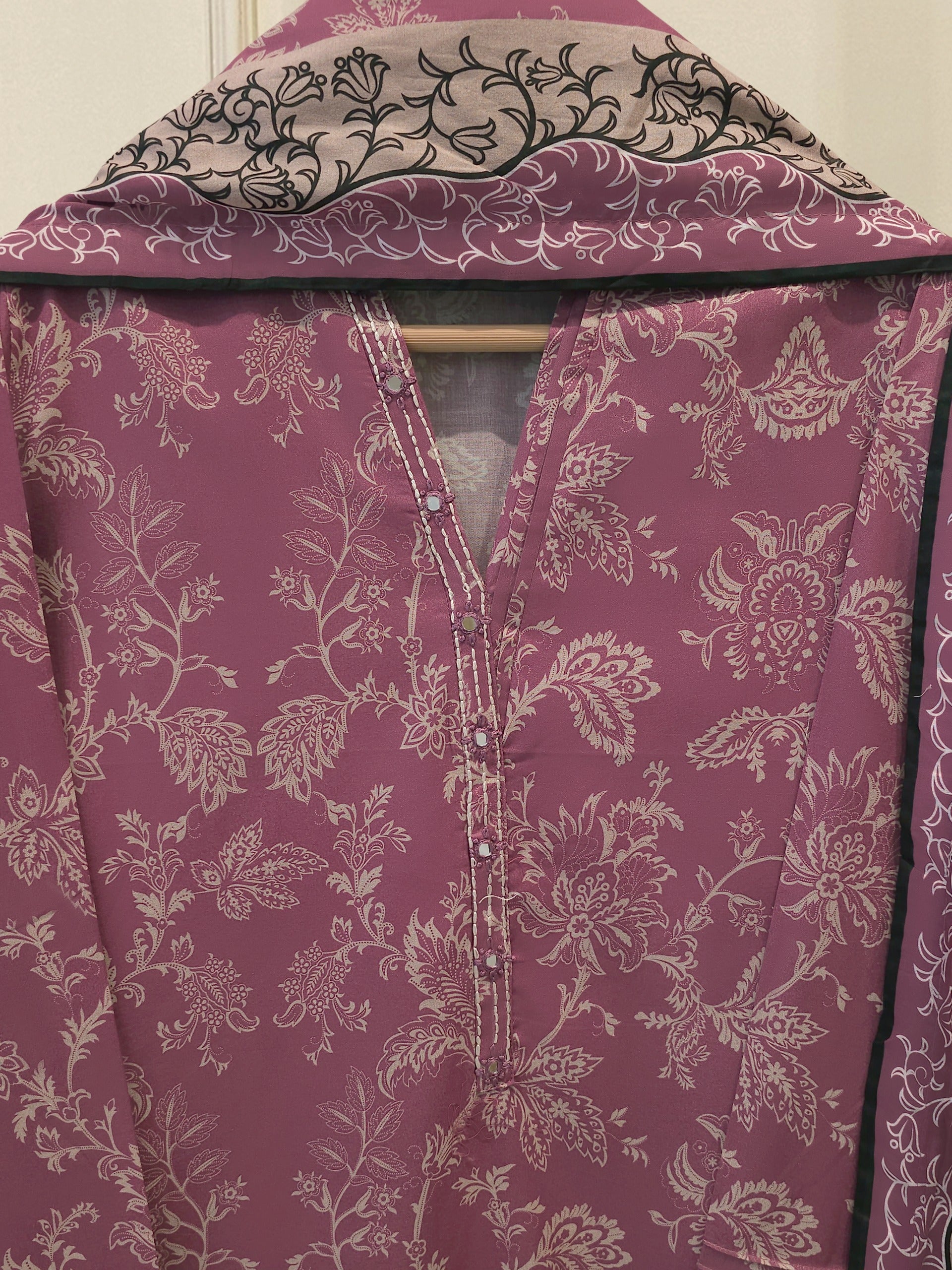 2 Piece - Digital printed Cambric Suit S115620 Secondary image