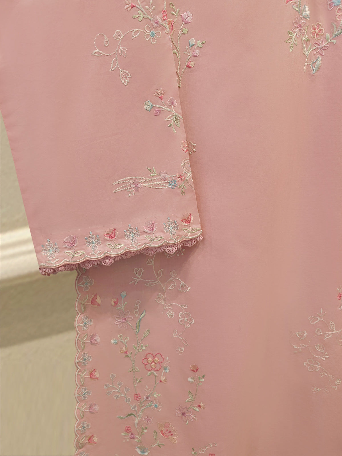 2 Piece - Embroidered Cambric Suit S115063