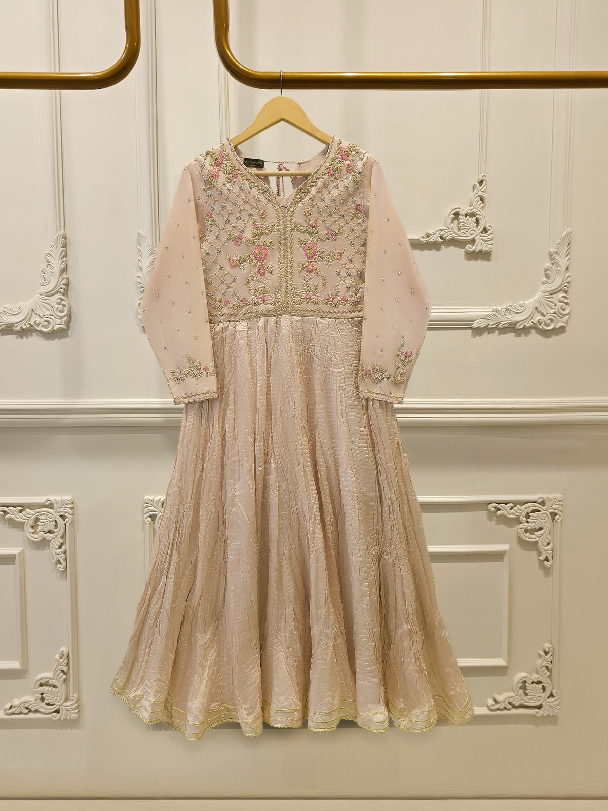 2 Piece- Pure Sheesha Silk Embroidered Suit S115560 Main image