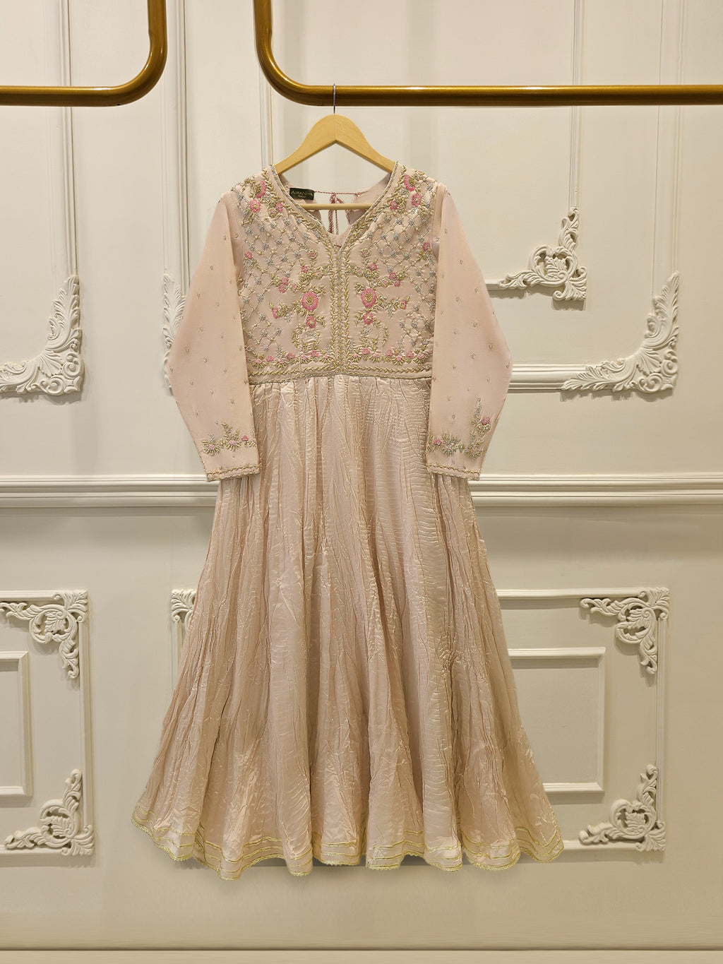 2 Piece- Pure Sheesha Silk Embroidered Suit S115560
