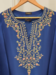 2 Piece-  Pure Embroidered Sheesha Silk Suit S111763