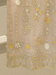 2 Piece - Pure Embroidered Cotton Net Suit S113511