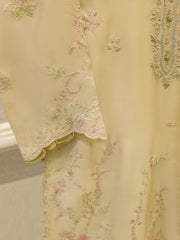 2 Piece- Pure Sheesha Silk Embroidered Suit S115309