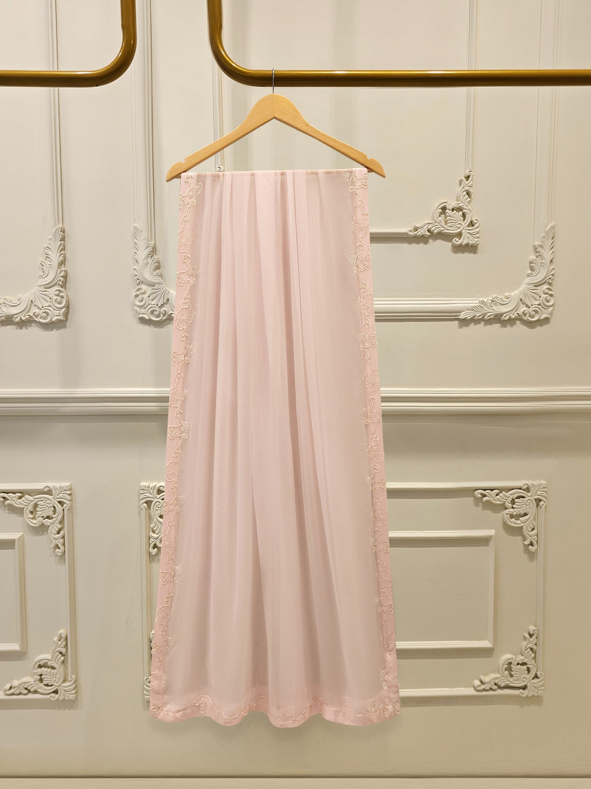 3 Piece - Pure Embroidered Cotton Net Suit S113632