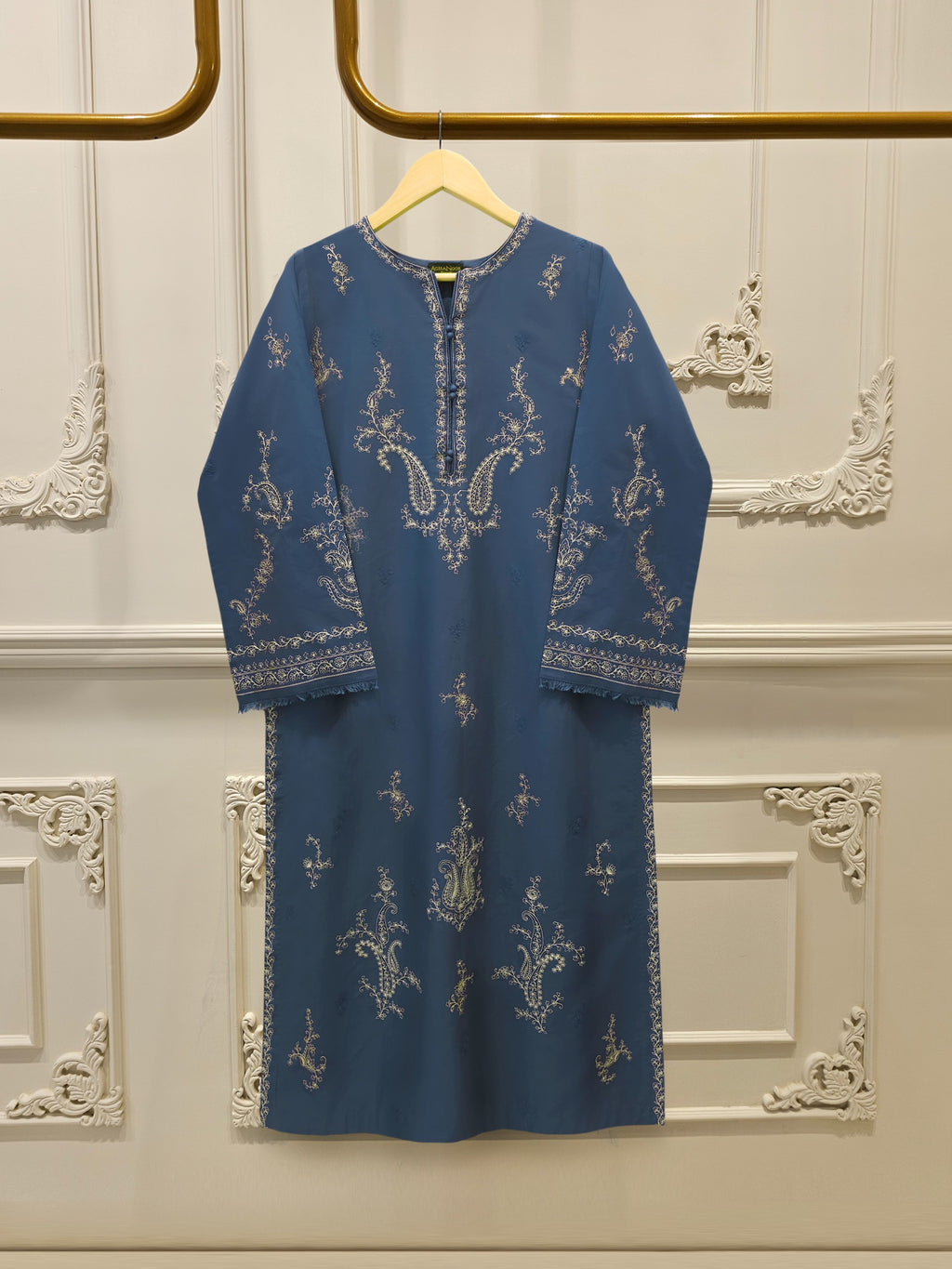 2 Piece - Embroidered Cambric Suit S115623