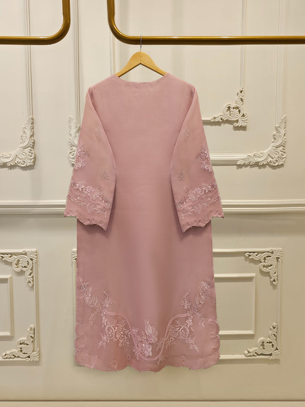 Pure Embroidered Organza Shirt S114044