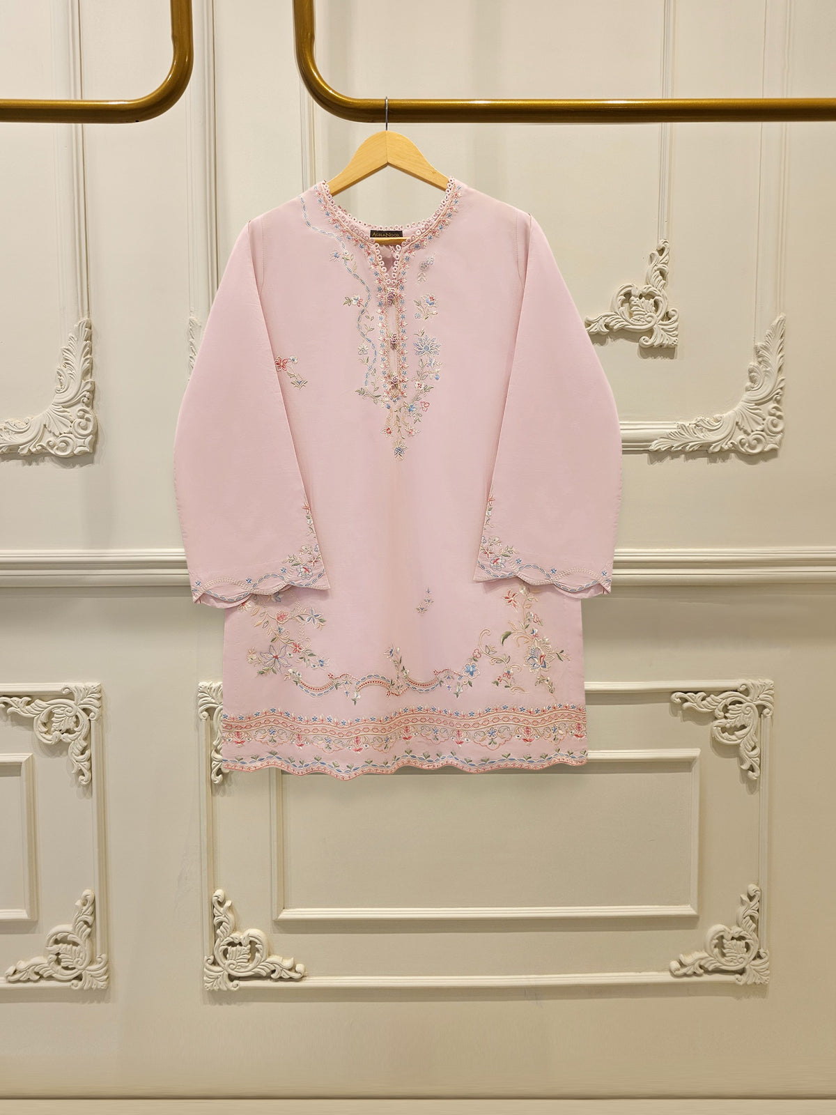 2 Piece - Embroidered Cambric Suit S114392
