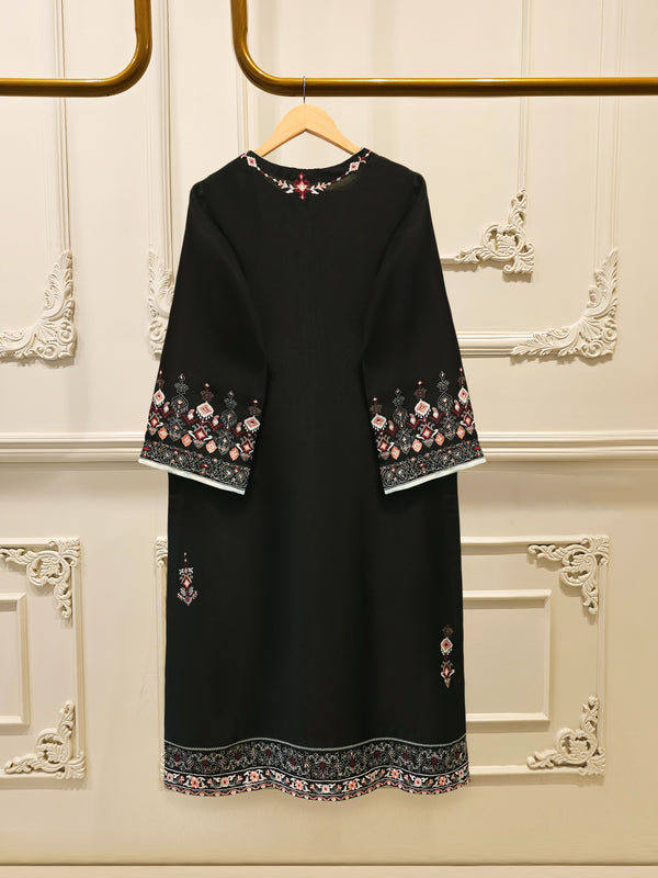 2 Piece- Pure Sheesha Silk Embroidered Suit S115685