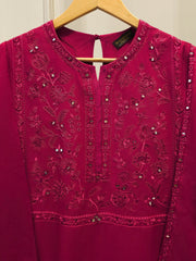 2 Piece - Embroidered Cambric Suit S114394