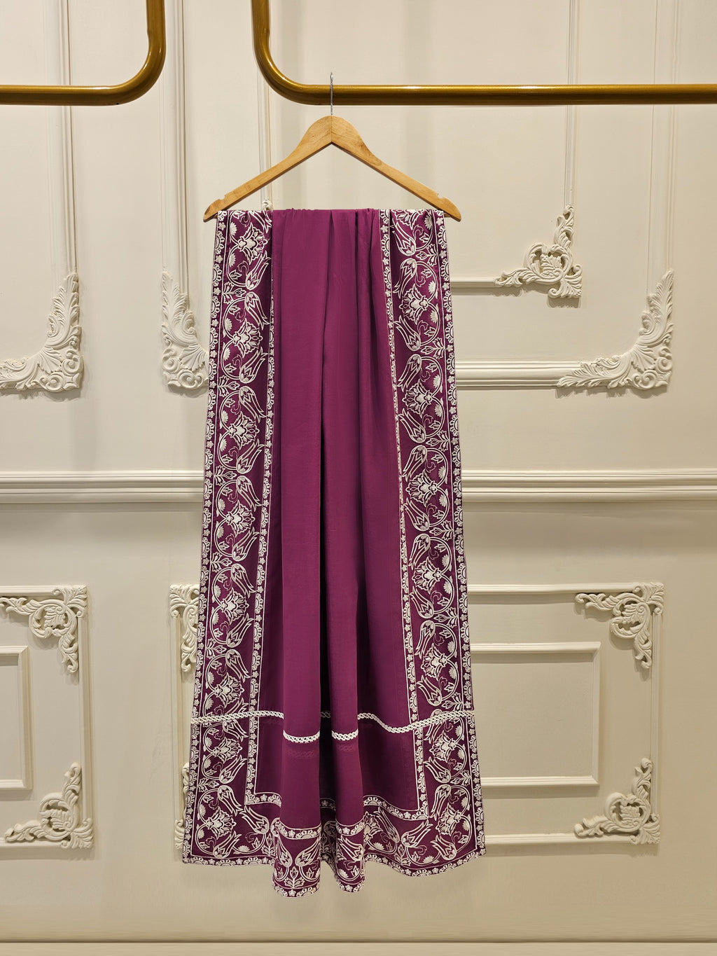 3 Piece- Embroidered Cambric Suit S111750