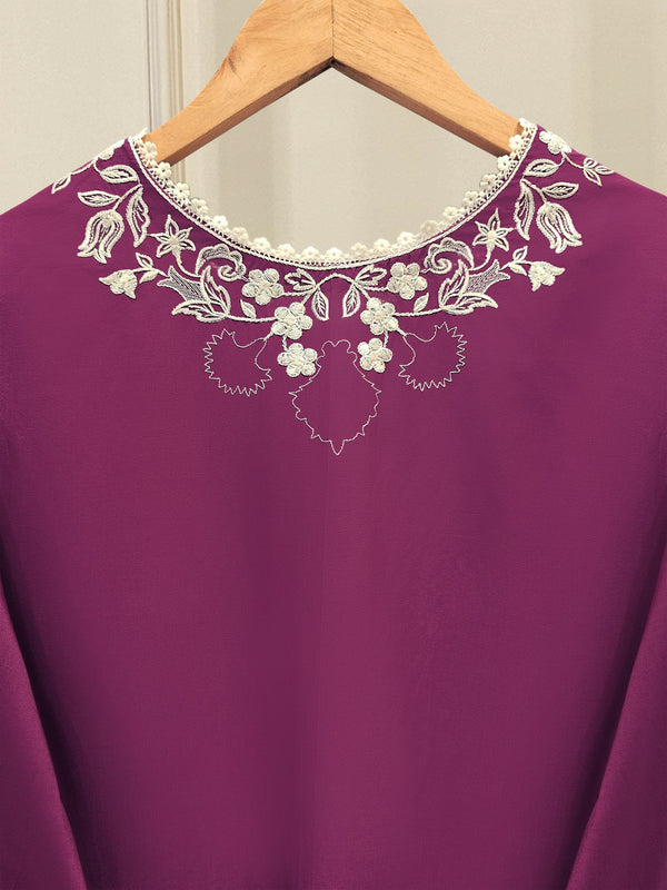 3 Piece- Embroidered Cambric Suit S111750