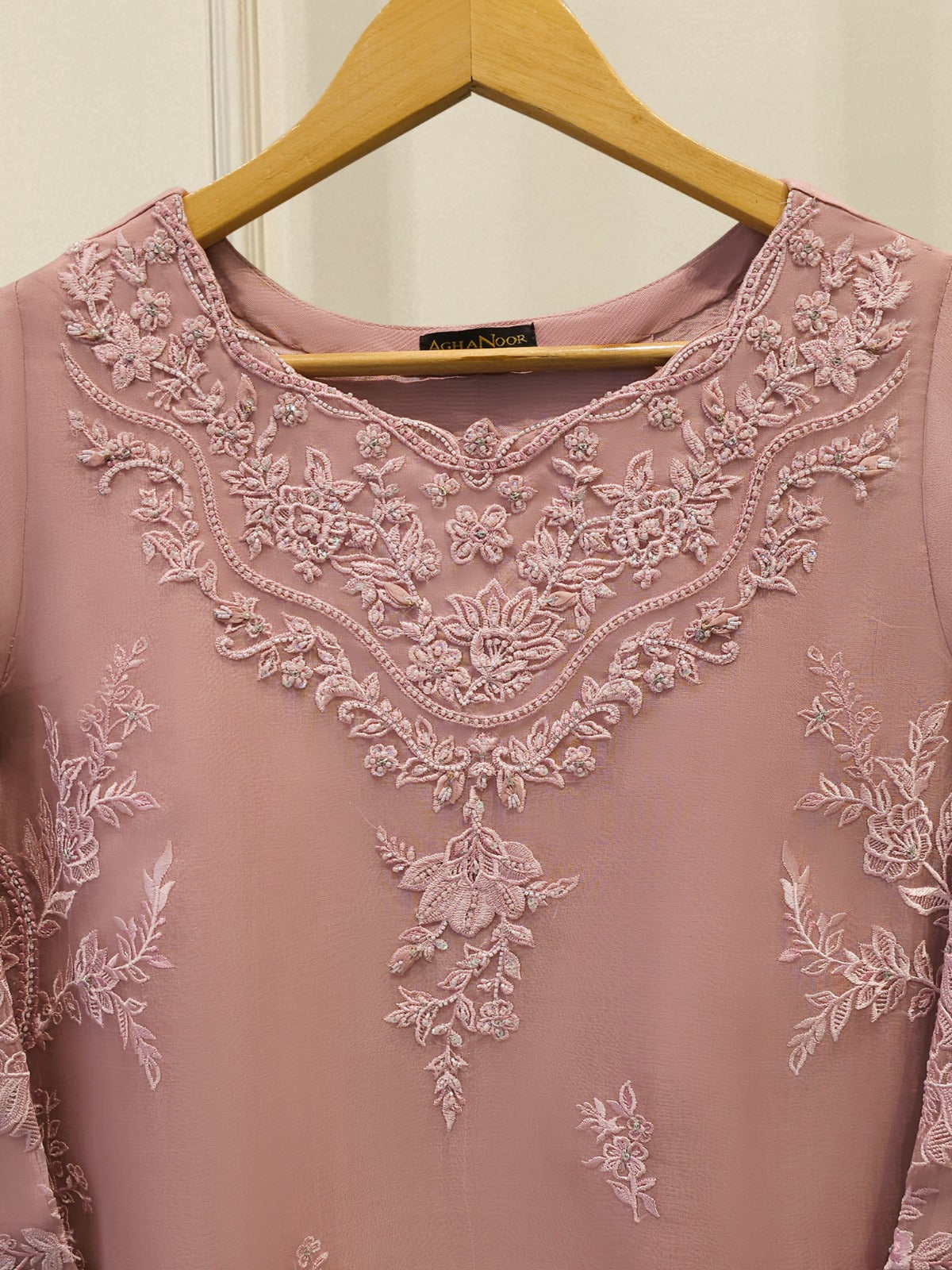 Pure Embroidered Organza Shirt S114044 Secondary image