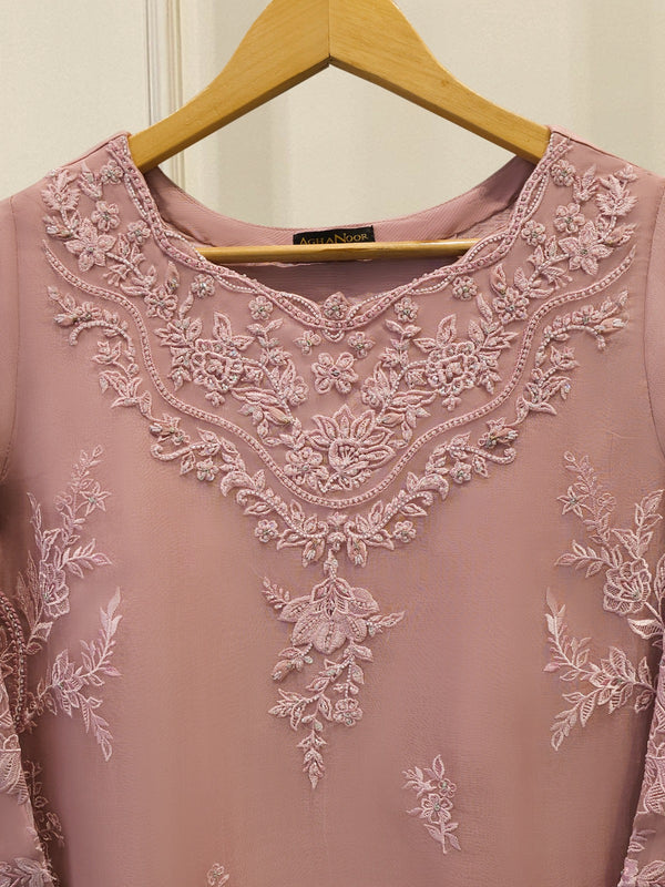 Pure Embroidered Organza Shirt S114044
