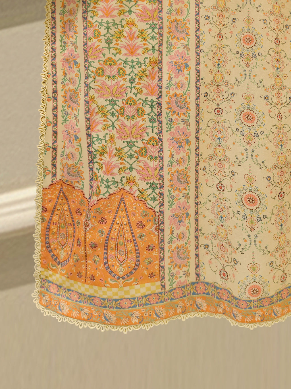 2 Piece - Digital printed Cambric Suit S115612