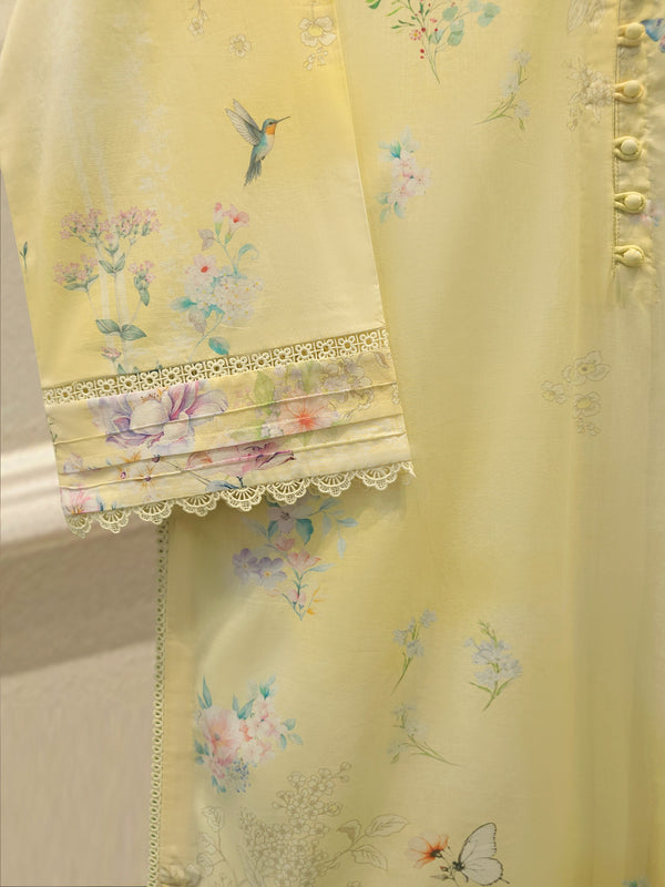 2 Piece - Digital printed Cambric Suit S115574
