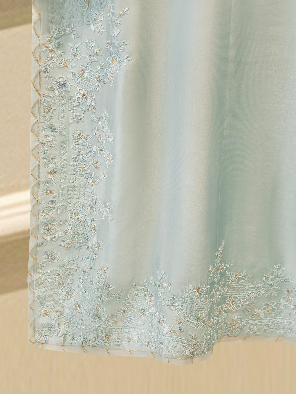 2 Piece- Pure Sheesha Silk Embroidered Suit S115681