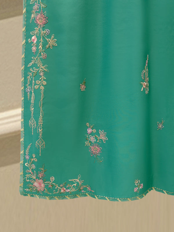 2 Piece - Pure Khaddi Silk Embroidered Suit S114094