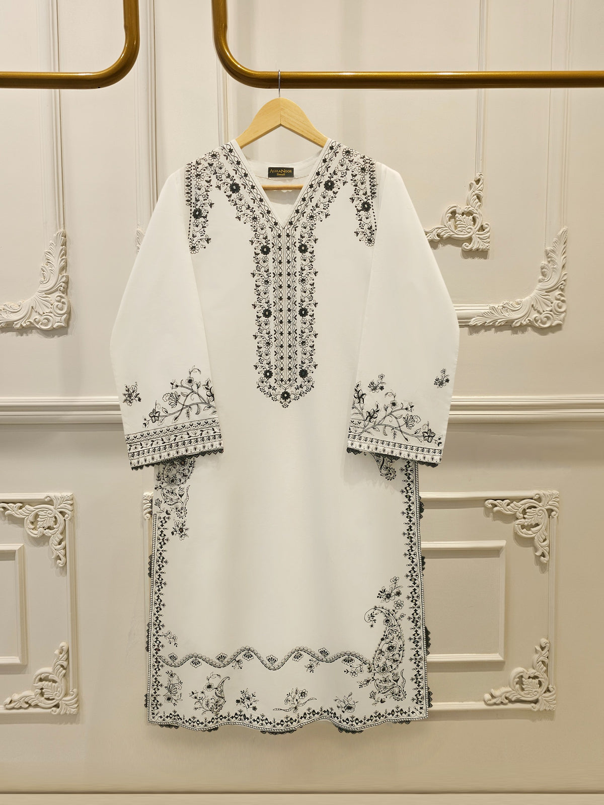 2 Piece - Embroidered Cambric Suit S114753