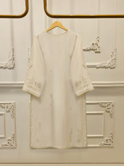 3 Piece- Pure Sheesha Silk Embroidered Suit S113806