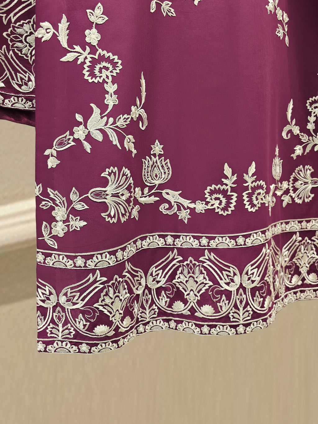 3 Piece- Embroidered Cambric Suit S111750