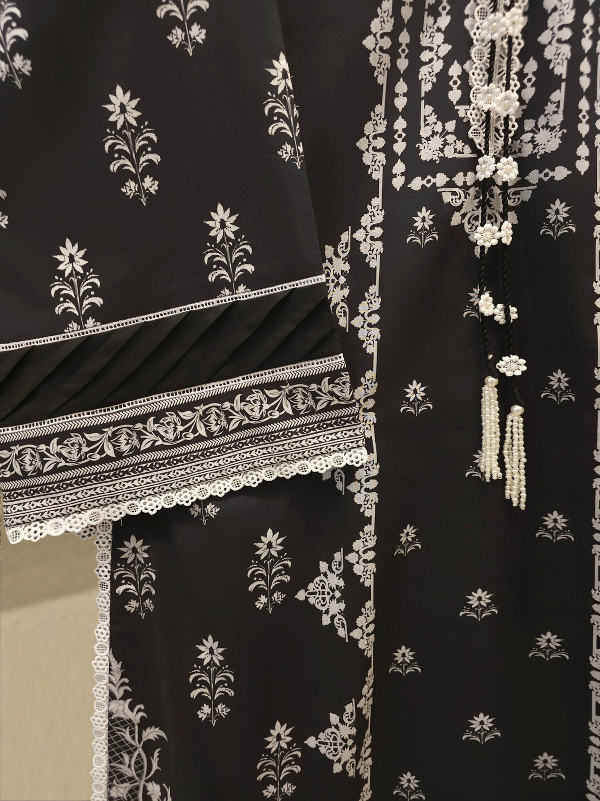 2-Piece Digital Printed Cambric Suit S114745