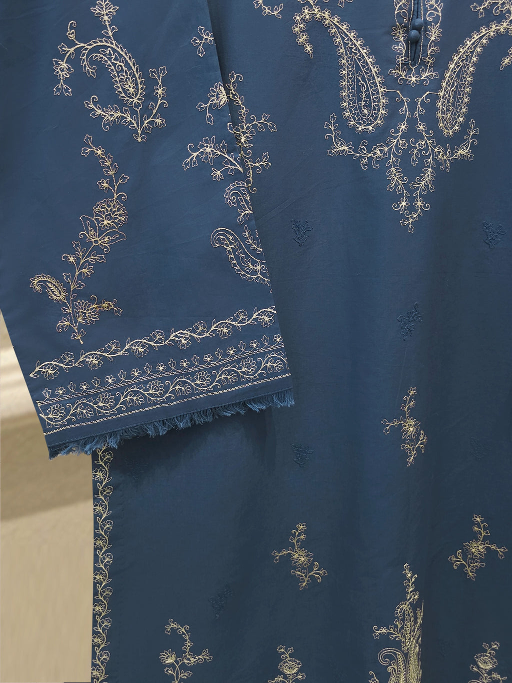2 Piece - Embroidered Cambric Suit S115623