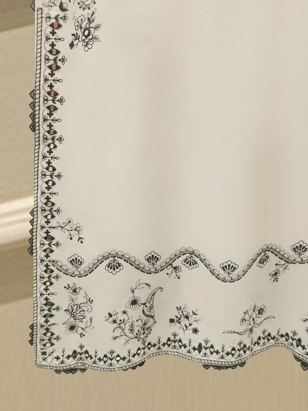 2 Piece - Embroidered Cambric Suit S114753