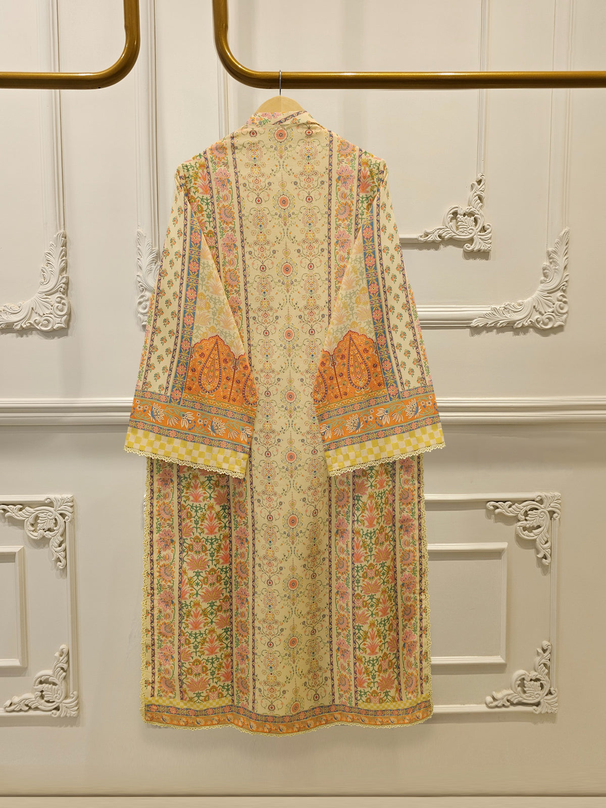 2 Piece - Digital printed Cambric Suit S115612
