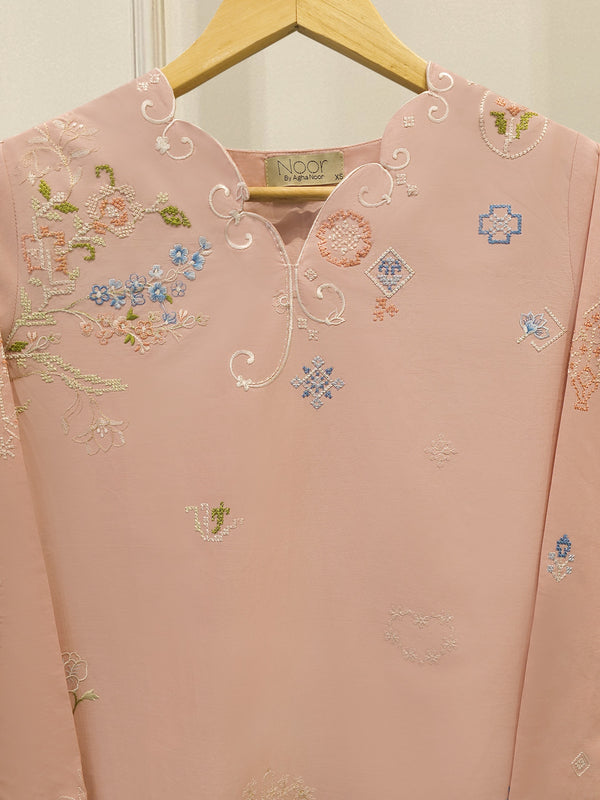 2 Piece - Embroidered Cambric Suit WS00312
