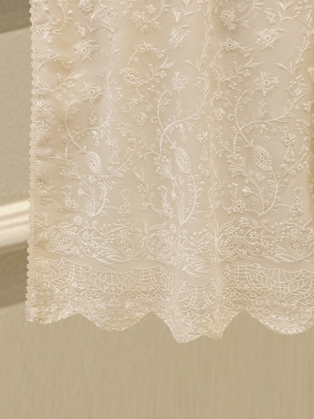 3 Piece - Pure Embroidered Cotton Net Suit S113799