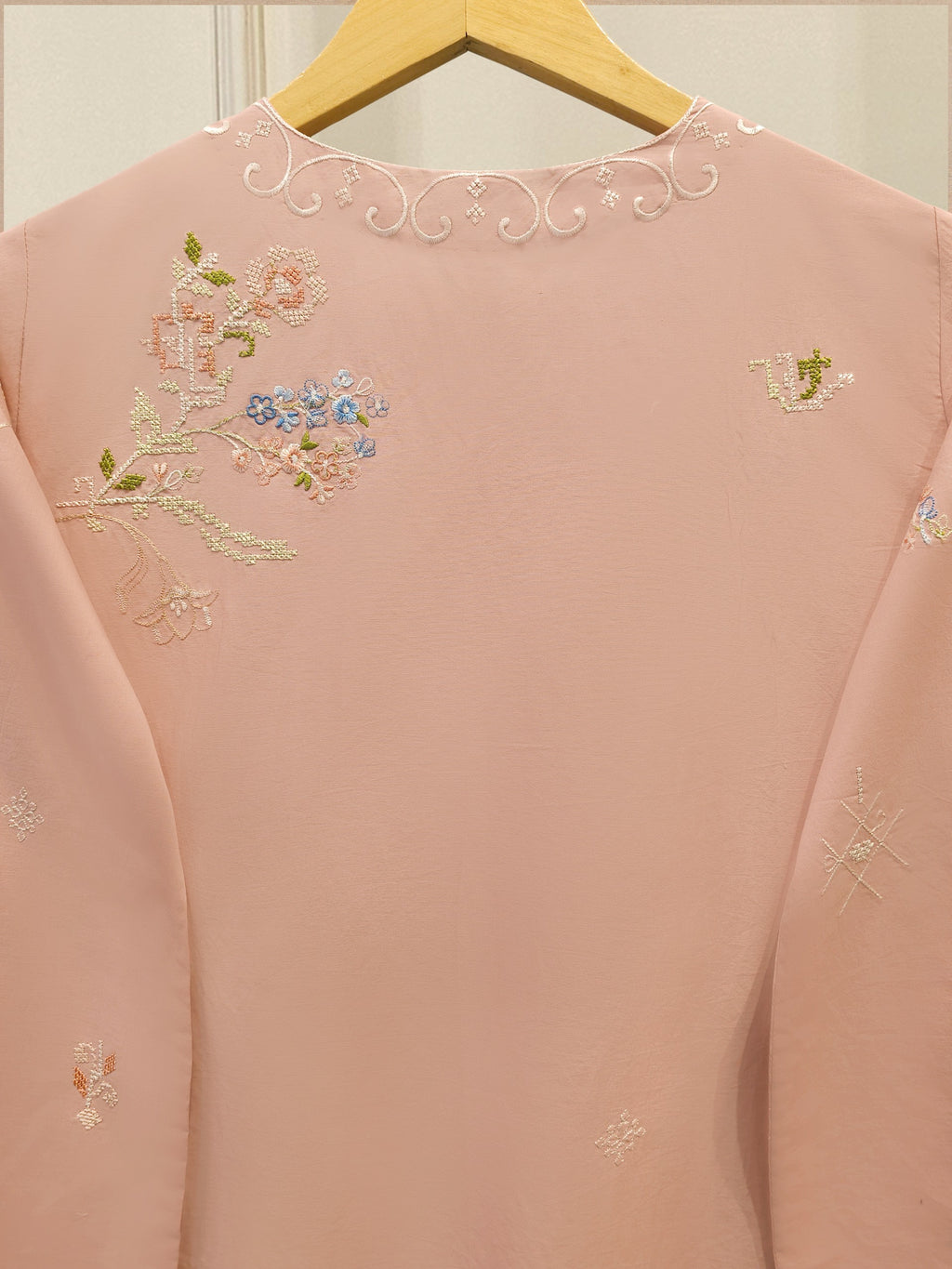 2 Piece - Embroidered Cambric Suit WS00312