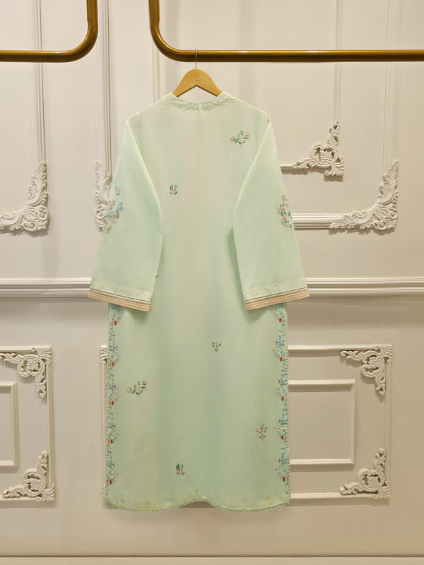 2 Piece - Embroidered Cambric Suit S114092