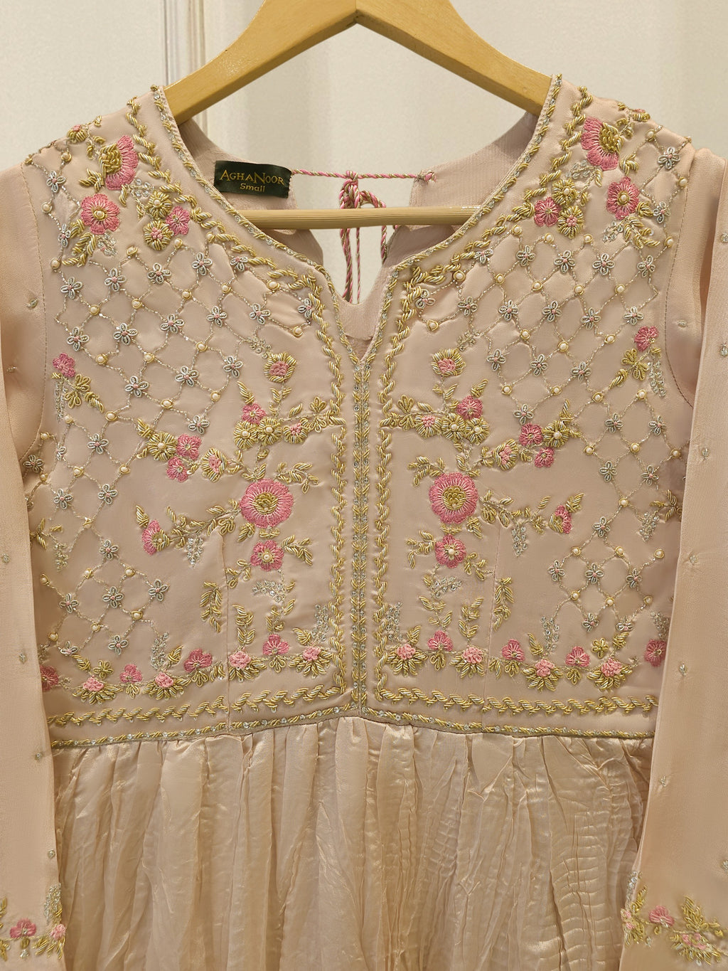2 Piece- Pure Sheesha Silk Embroidered Suit S115560