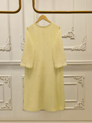 3 Piece - Pure Embroidered Cotton Net Suit S113838
