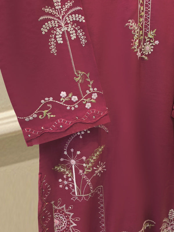 2 Piece - Embroidered Kora Cotton Suit S113813