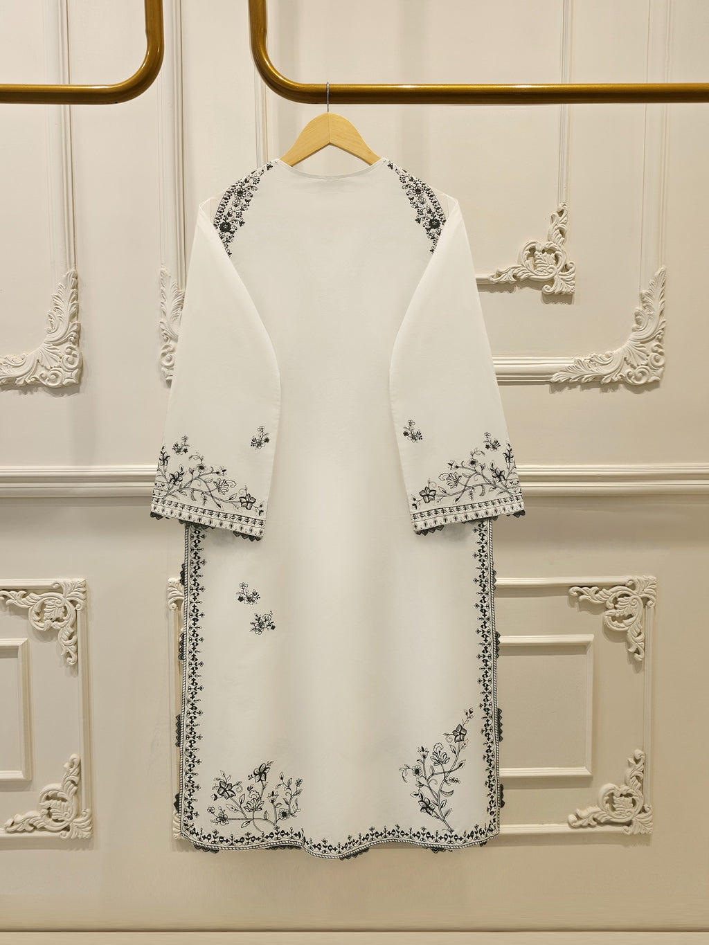 2 Piece - Embroidered Cambric Suit S114753