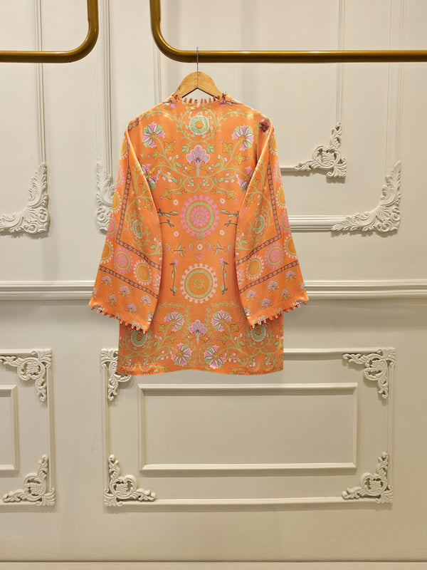 Digital Printed Silk Shirt S100434