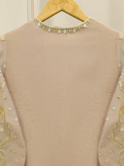 2 Piece - Pure Embroidered Cotton Net Suit S113511