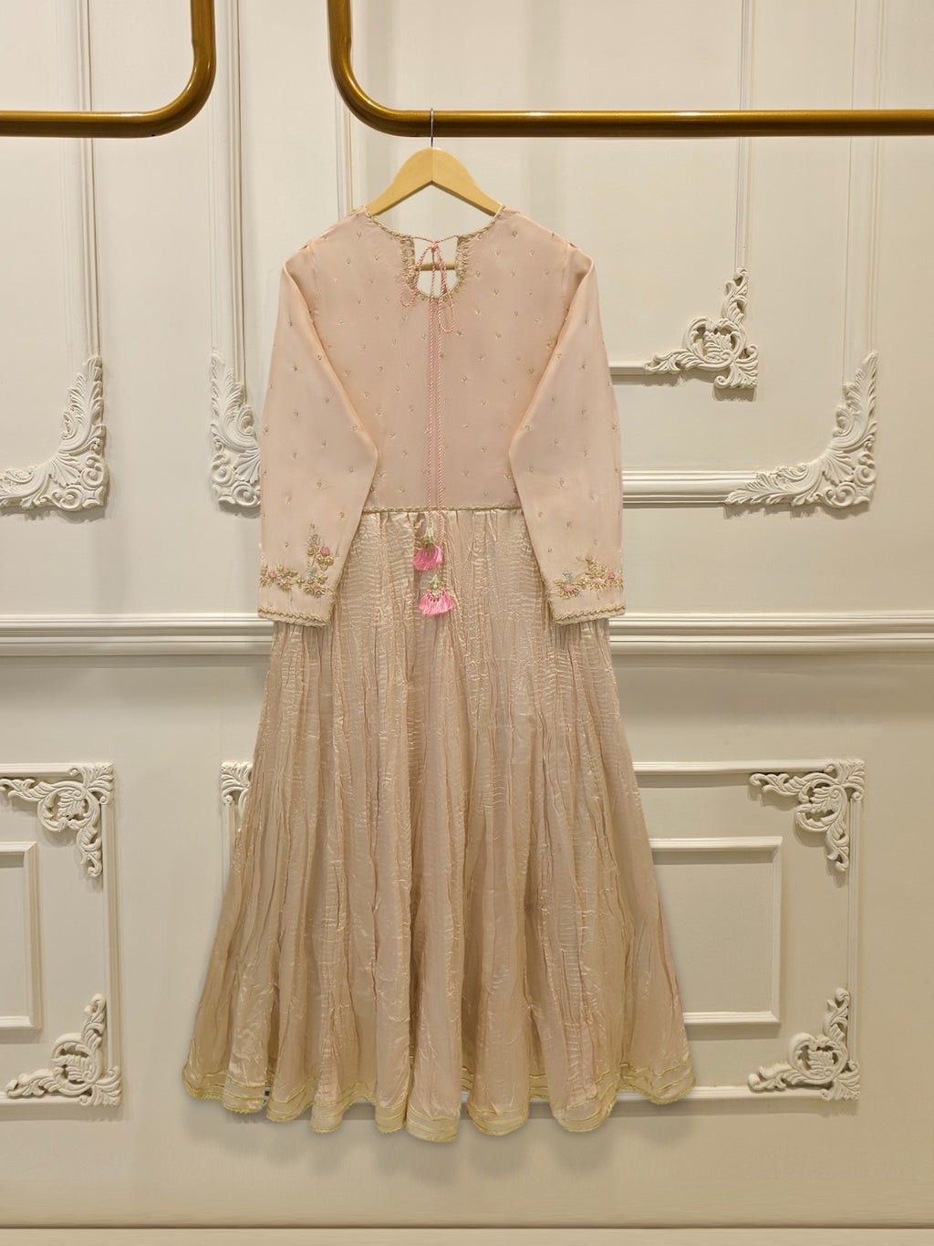 2 Piece- Pure Sheesha Silk Embroidered Suit S115560
