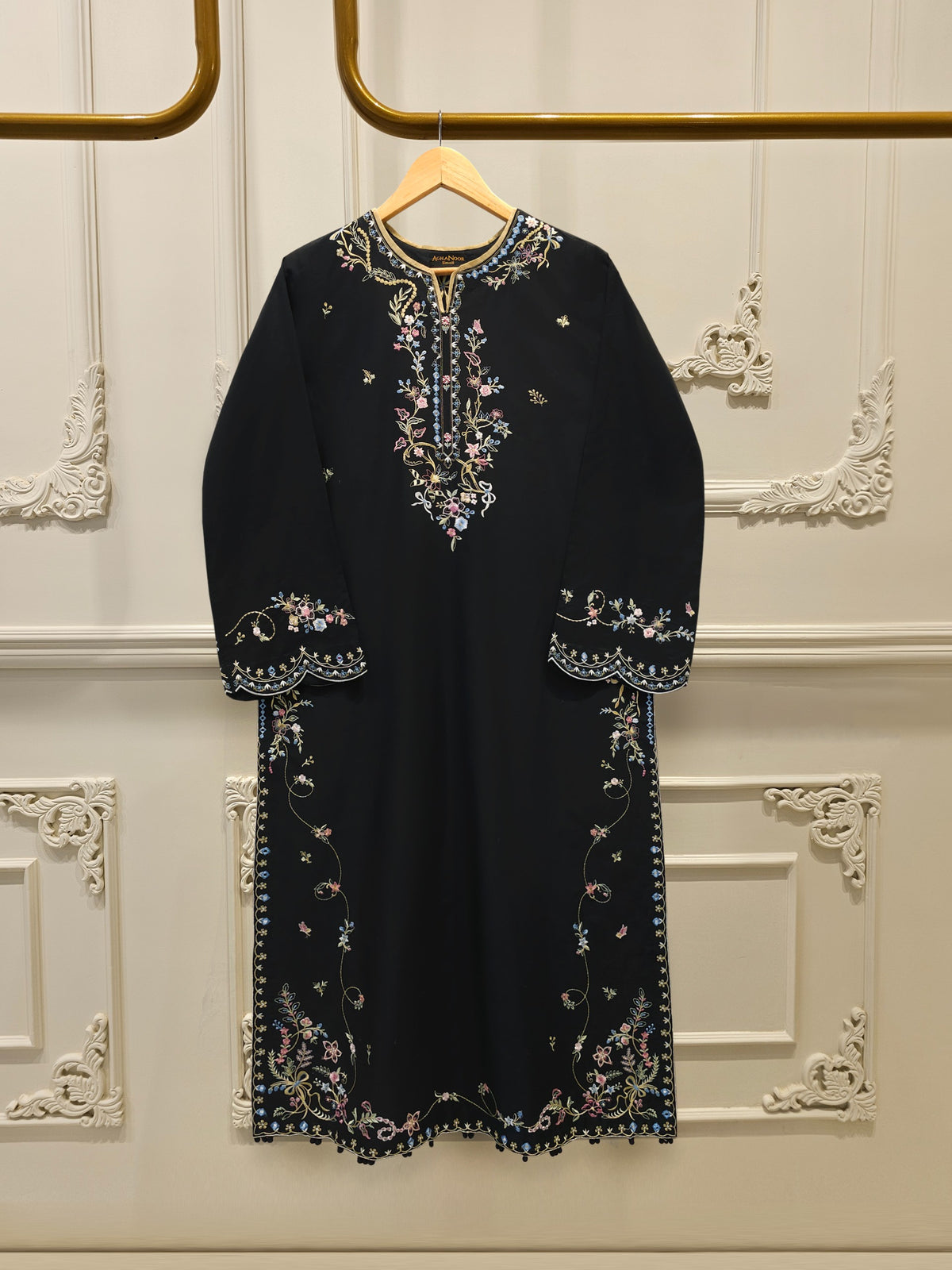 2 Piece - Embroidered Cambric Suit S114389