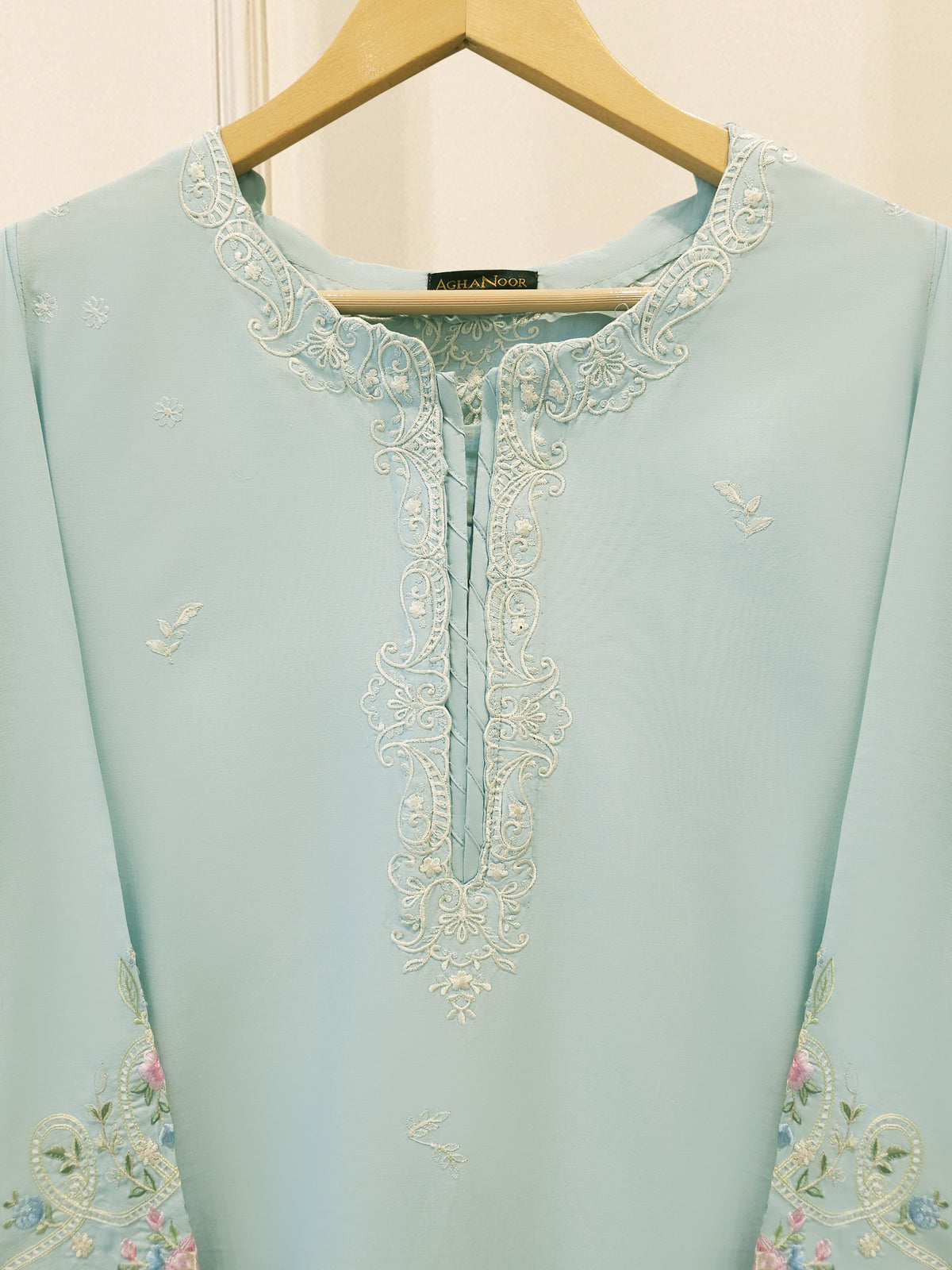2 Piece - Embroidered Cambric Suit S115526