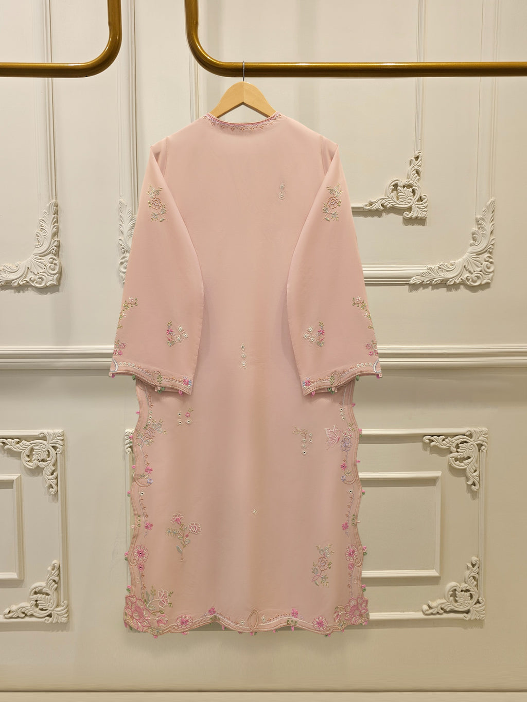 2 Piece - Embroidered Cambric Suit S115573