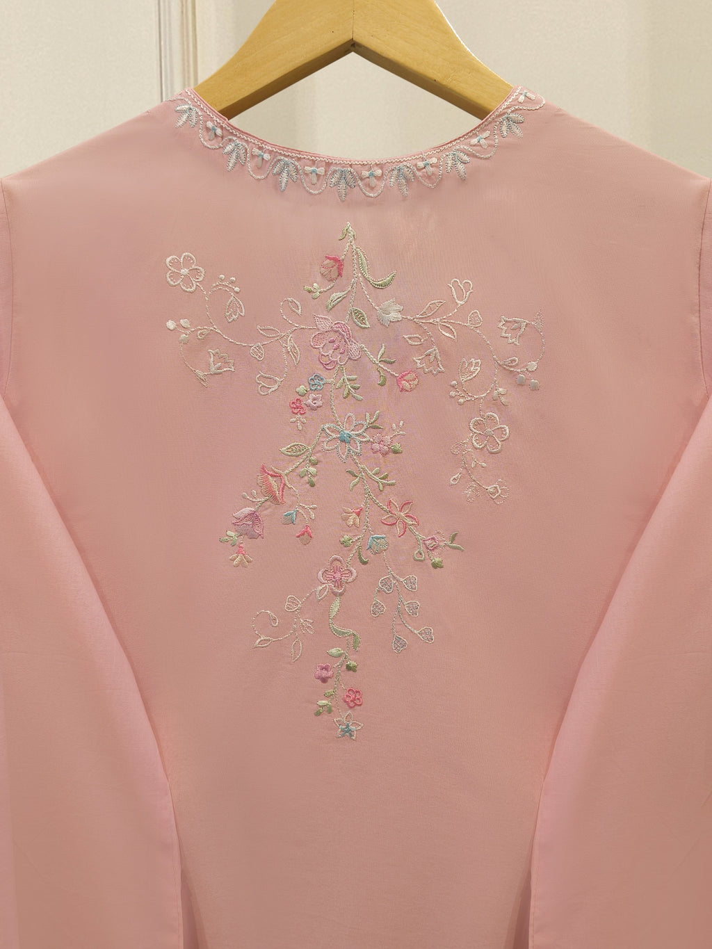2 Piece - Embroidered Cambric Suit S115063