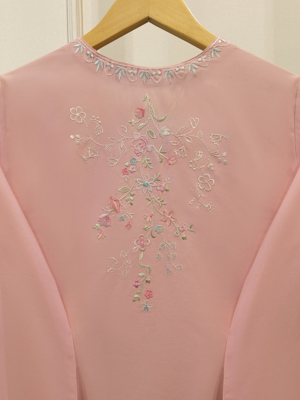 2 Piece - Embroidered Cambric Suit S115063